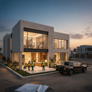 تشطيب علي المفتاح الكويت تسليم متكامل بجودة عالية